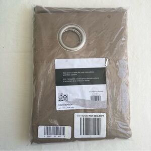 Lichtenburg Brown Curtain One Panel 54 in x 84 in NEW